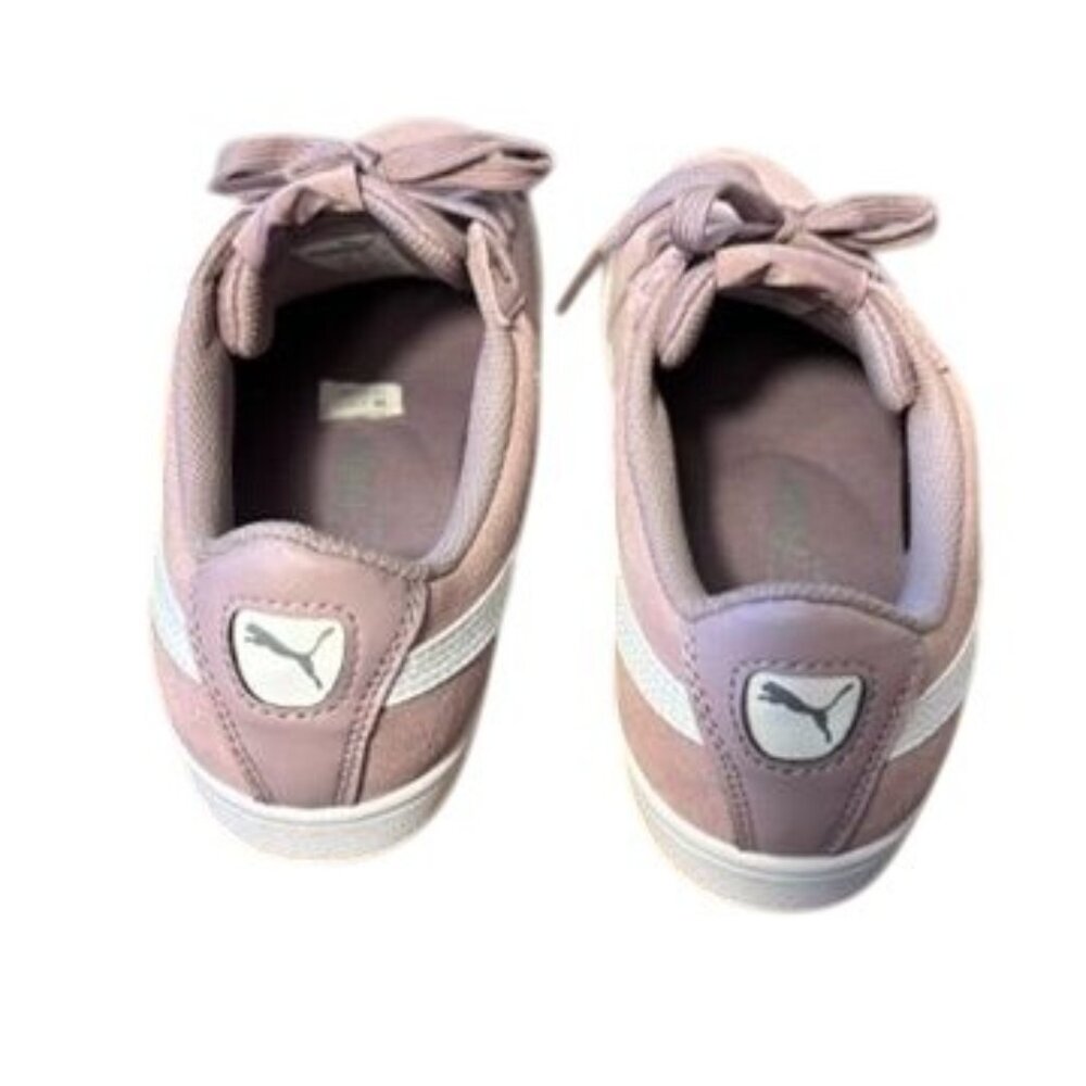 Puma Womens Suede Classic Sneakers Dusty Lavender With White Stripe - Picture 7 of 9